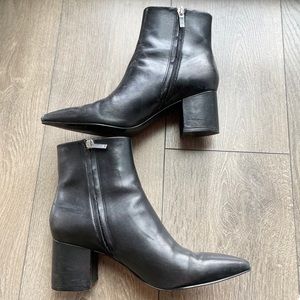 Marc fisher booties 100% leather, sz. 7